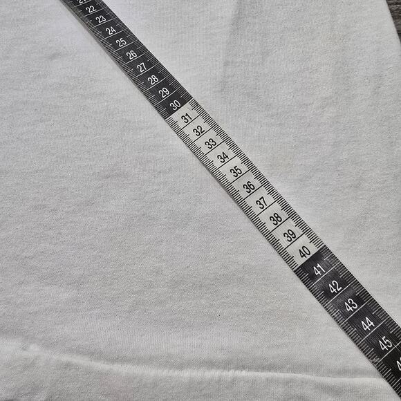 Vintage 90's Pink Rose Flower Nature Art Short Sleeve Tee Shirt T-Shirt - Picture 9 of 10